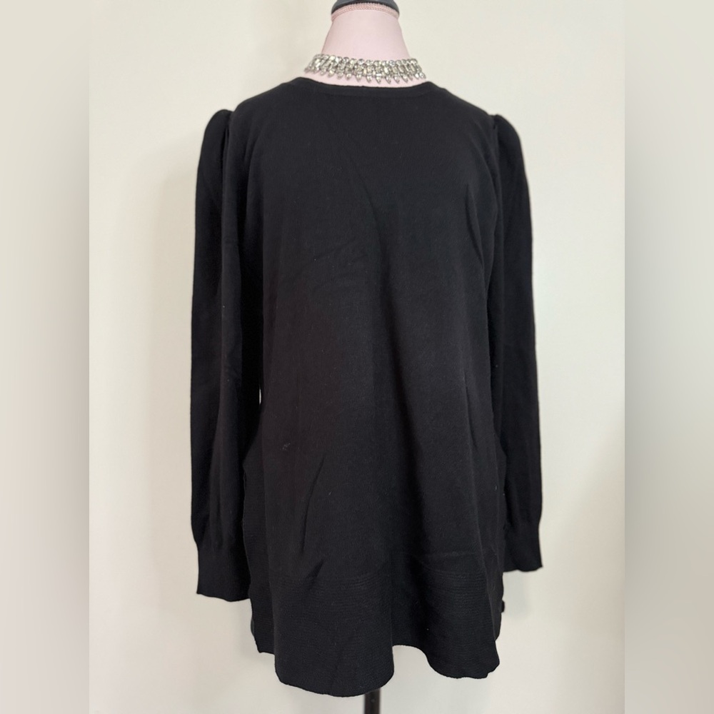 Boston Proper NWT lightweight  Black Women's Black Sweater in size large